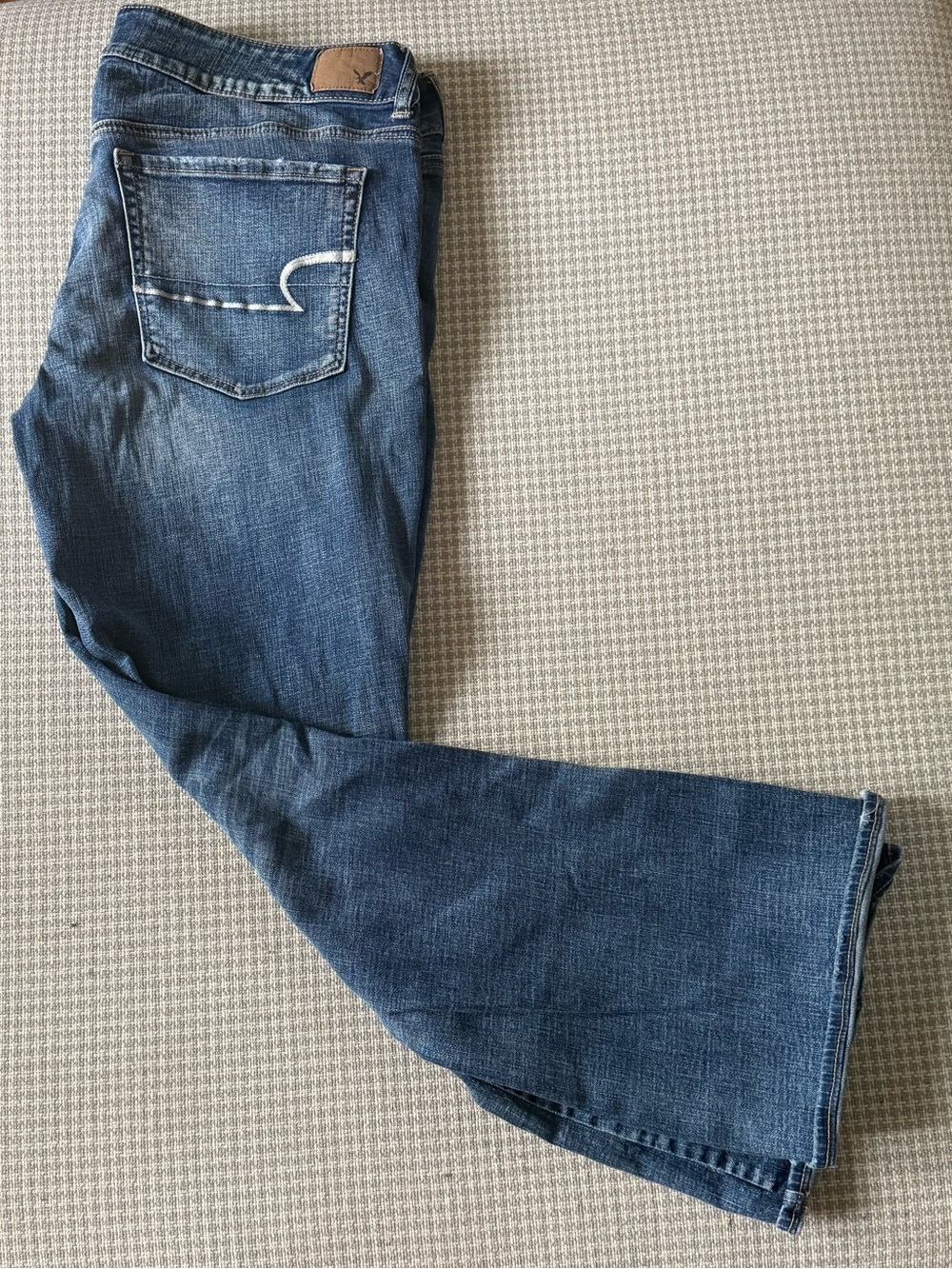 American Eagle Outfitters Medium Blue Flare Jeans